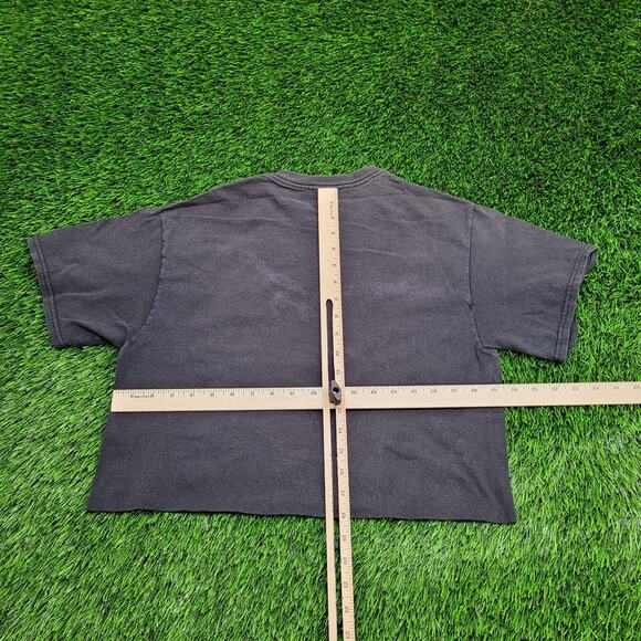 Drake Nothing Was The Same Cropped Shirt Womens S/M 19x18 Faded Black Cotton Tee - Picture 9 of 13